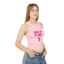 Charger l'image dans la galerie, Racer Tank — "Living Off of Jesus and Coffee" Graphic