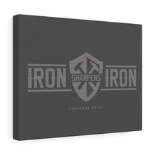 Charger l'image dans la galerie, "Iron Sharpens Iron" Shield Canvas Gallery Wrap