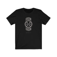 Load image into Gallery viewer, "Iron Sharpens Iron" Gear Unisex Jersey Short Sleeve Tee