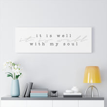 Charger l'image dans la galerie, "It Is Well" Canvas Gallery Wrap
