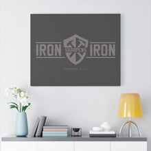 Charger l'image dans la galerie, "Iron Sharpens Iron" Shield Canvas Gallery Wrap