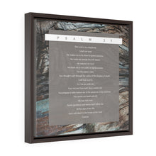 Carregar imagem no visualizador da galeria, "Psalm 23" Graphic Framed Canvas