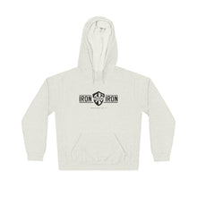 Load image into Gallery viewer, "Iron Sharpens Iron" Shield Unisex Lightweight Hoodie