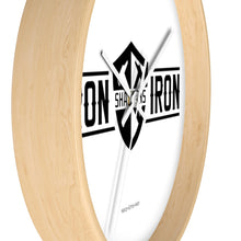 Carregar imagem no visualizador da galeria, "Iron Sharpens Iron" Wall Clock