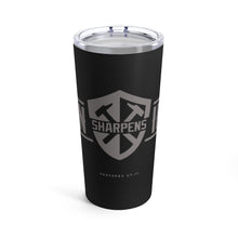 Load image into Gallery viewer, "Iron Sharpens Iron" 20 oz Shield Tumbler