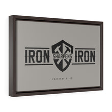 Carica l'immagine nel visualizzatore di Gallery, "Iron Sharpens Iron" Framed Canvas