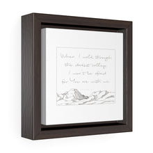 Carregar imagem no visualizador da galeria, "Psalm 23" Framed Canvas