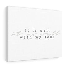 Charger l'image dans la galerie, "It Is Well" Canvas Gallery Wrap