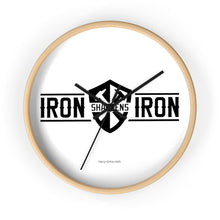 Carregar imagem no visualizador da galeria, "Iron Sharpens Iron" Wall Clock