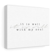 Charger l'image dans la galerie, "It Is Well" Canvas Gallery Wrap