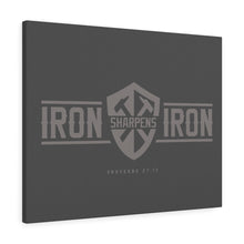 Charger l'image dans la galerie, "Iron Sharpens Iron" Shield Canvas Gallery Wrap