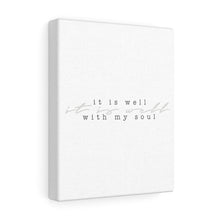 Charger l'image dans la galerie, "It Is Well" Canvas Gallery Wrap