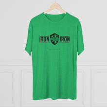 Load image into Gallery viewer, "Iron Sharpens Iron" Shield Men's Soft Tri-Blend Tee