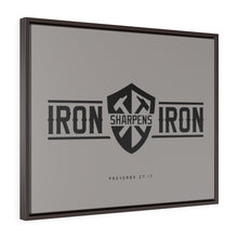 Carica l'immagine nel visualizzatore di Gallery, "Iron Sharpens Iron" Framed Canvas