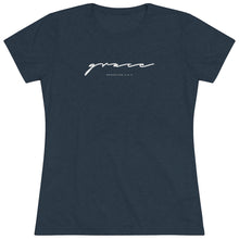 Laden Sie das Bild in den Galerie-Viewer, "Grace" Women's Soft Tri-Blend Tee