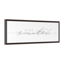 Load image into Gallery viewer, "Breathe" Framed Canvas