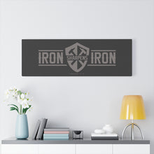 Charger l'image dans la galerie, "Iron Sharpens Iron" Shield Canvas Gallery Wrap