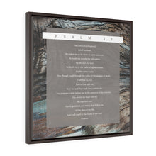 Carregar imagem no visualizador da galeria, "Psalm 23" Graphic Framed Canvas