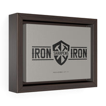 Carica l'immagine nel visualizzatore di Gallery, "Iron Sharpens Iron" Framed Canvas
