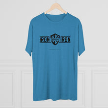 Load image into Gallery viewer, "Iron Sharpens Iron" Shield Men's Soft Tri-Blend Tee