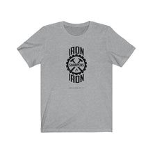 Load image into Gallery viewer, "Iron Sharpens Iron" Gear Unisex Jersey Short Sleeve Tee