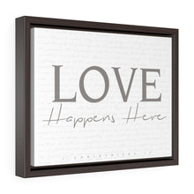 Charger l'image dans la galerie, "Love Happens Here" Framed Canvas