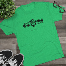 Load image into Gallery viewer, "Iron Sharpens Iron" Shield Men's Soft Tri-Blend Tee