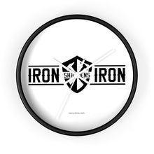 Carregar imagem no visualizador da galeria, "Iron Sharpens Iron" Wall Clock