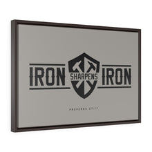 Carica l'immagine nel visualizzatore di Gallery, "Iron Sharpens Iron" Framed Canvas