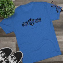 Load image into Gallery viewer, "Iron Sharpens Iron" Shield Men's Soft Tri-Blend Tee