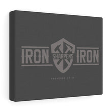 Charger l'image dans la galerie, "Iron Sharpens Iron" Shield Canvas Gallery Wrap