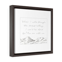 Carregar imagem no visualizador da galeria, "Psalm 23" Framed Canvas