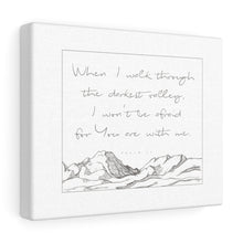 Carregar imagem no visualizador da galeria, "Psalm 23" Canvas Gallery Wrap