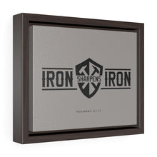 Carica l'immagine nel visualizzatore di Gallery, "Iron Sharpens Iron" Framed Canvas