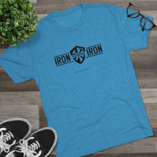 Load image into Gallery viewer, "Iron Sharpens Iron" Shield Men's Soft Tri-Blend Tee