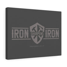 Charger l'image dans la galerie, "Iron Sharpens Iron" Shield Canvas Gallery Wrap