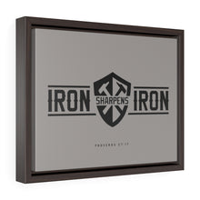 Carica l'immagine nel visualizzatore di Gallery, "Iron Sharpens Iron" Framed Canvas