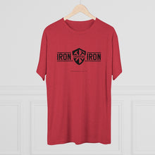 Load image into Gallery viewer, "Iron Sharpens Iron" Shield Men's Soft Tri-Blend Tee