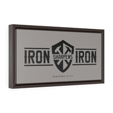 Carica l'immagine nel visualizzatore di Gallery, "Iron Sharpens Iron" Framed Canvas