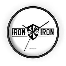 Carregar imagem no visualizador da galeria, "Iron Sharpens Iron" Wall Clock
