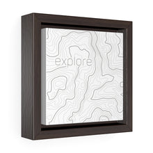 Carregar imagem no visualizador da galeria, "Explore" Square Framed Canvas