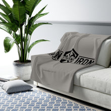 Carregar imagem no visualizador da galeria, "Iron Sharpens Iron" Shield Sherpa Fleece Blanket
