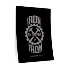 Load image into Gallery viewer, "Iron Sharpens Iron" Gear Wall Decal
