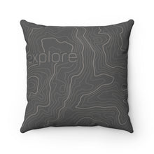 Charger l'image dans la galerie, "Explore" Spun Polyester Square Pillow
