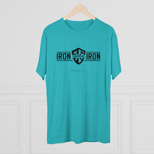 Load image into Gallery viewer, "Iron Sharpens Iron" Shield Men's Soft Tri-Blend Tee
