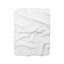 Cargar imagen en el visor de la galería, "Breathe" Sherpa Fleece Blanket
