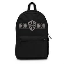 Charger l'image dans la galerie, "Iron Sharpens Iron" Shield Casual Shoulder Backpack
