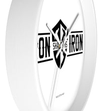 Carregar imagem no visualizador da galeria, "Iron Sharpens Iron" Wall Clock
