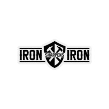Charger l'image dans la galerie, "Iron Sharpens Iron" Shield Sticker
