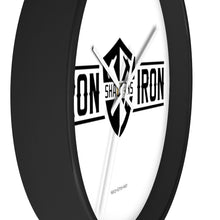 Carregar imagem no visualizador da galeria, "Iron Sharpens Iron" Wall Clock
